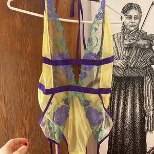 Aura Lace Chemise Lingerie—New Without Tags